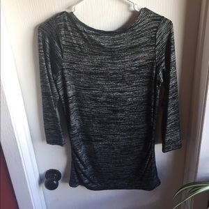 Heather Grey Long Blouse